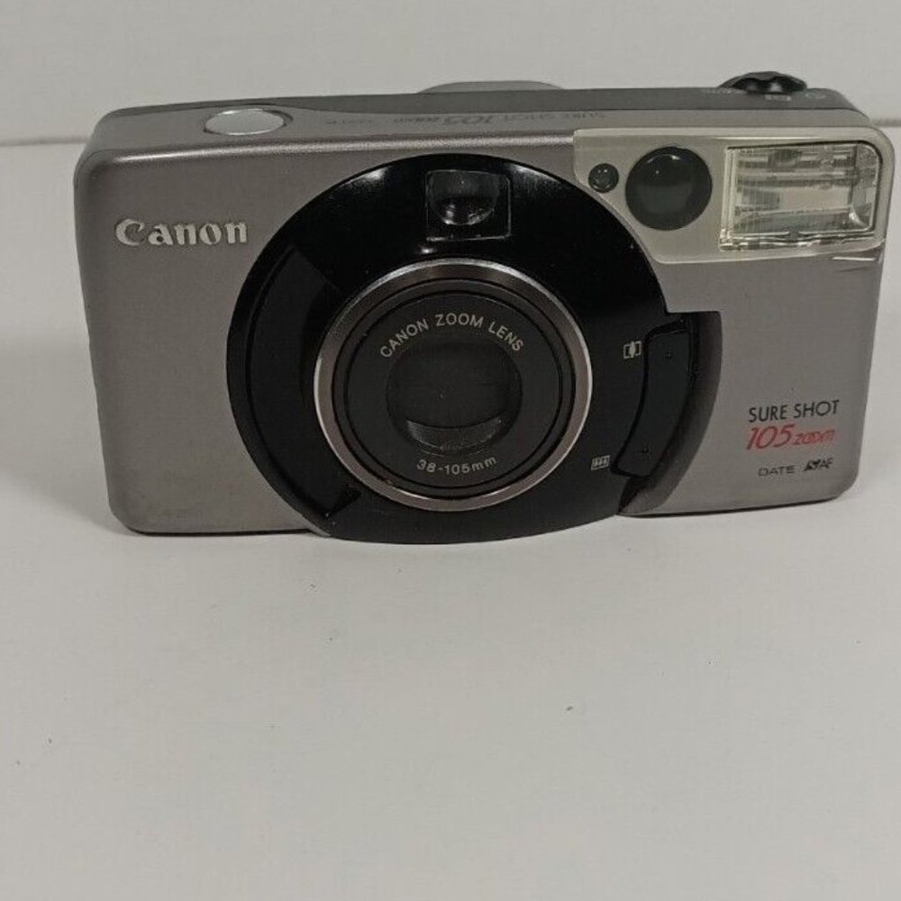 Canon Sure Shot 105 Zoom Date SAF Point and Shoot 35mm Film Camera